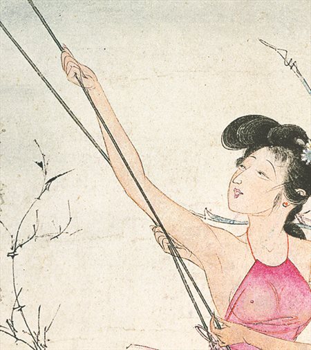 庆元-胡也佛的仕女画和最知名的金瓶梅秘戏图